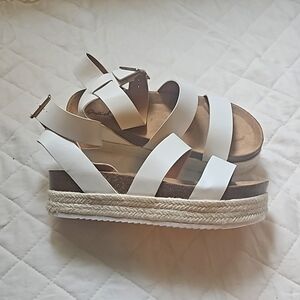 Qupid platform espadrille sandals size 10/41
